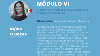 MÓDULO VI - El arbitraje frente a la revolución de la inteligencia artificial